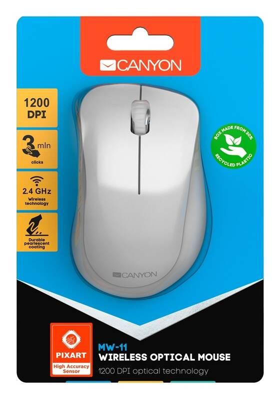 Myš Canyon MW-11 bílá