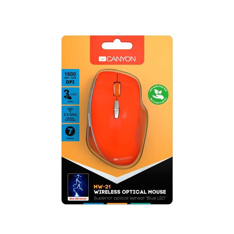 Myš Canyon MW-21 oranžová