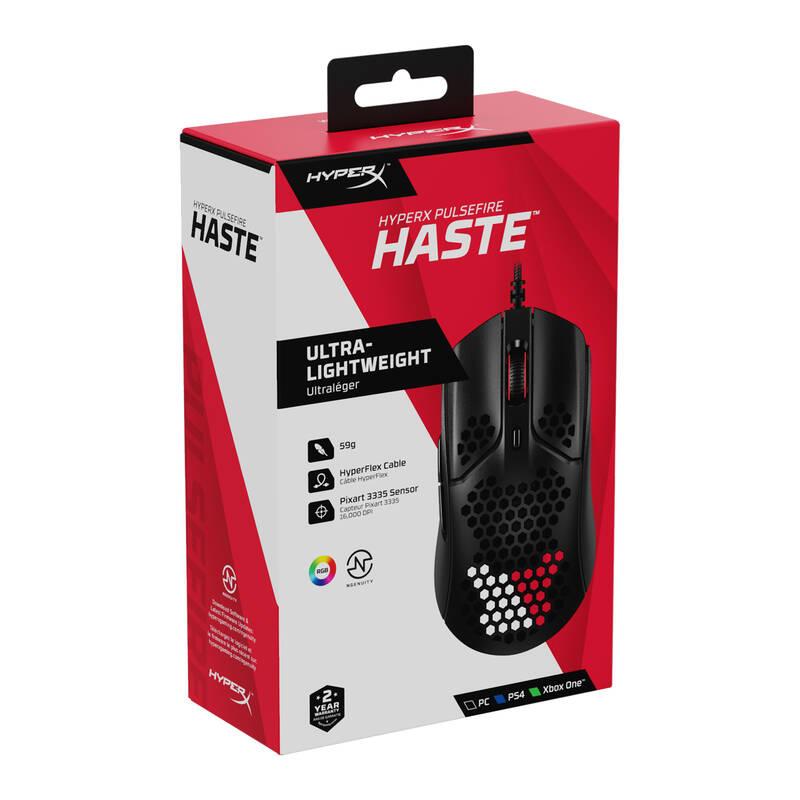 Myš HyperX Pulsefire Haste černá