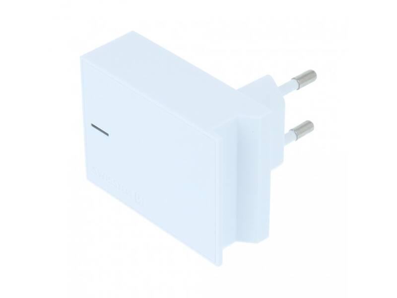 Nabíječka do sítě Swissten USB-C, 20W pro iPhone 12 bílá