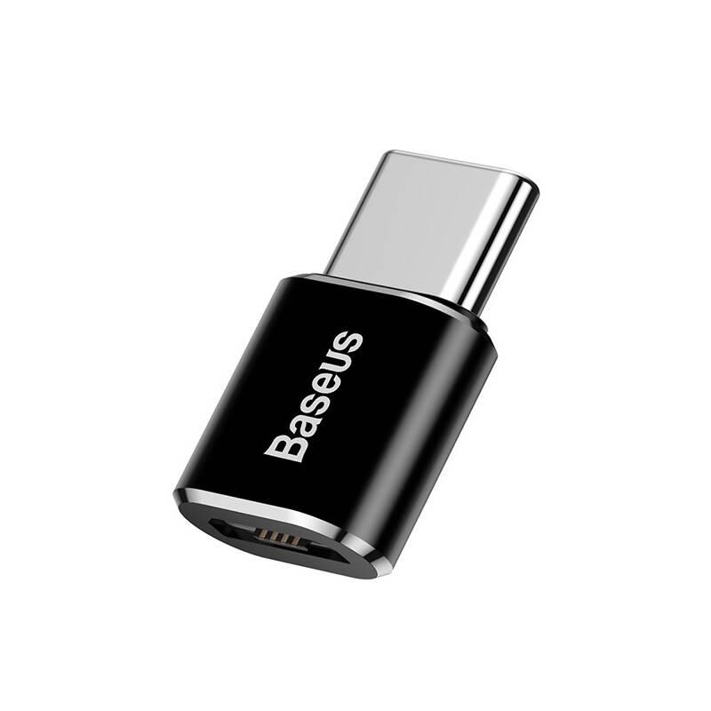 Redukce Baseus USB-C Micro USB černý, Redukce, Baseus, USB-C, Micro, USB, černý