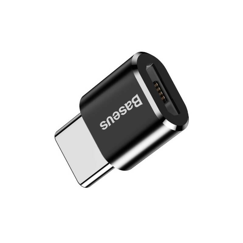 Redukce Baseus USB-C Micro USB černý