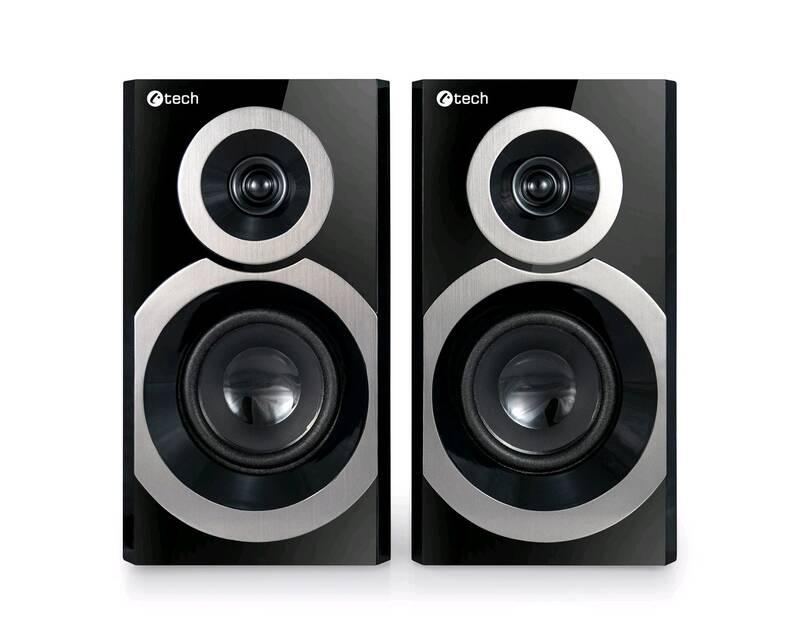 Reproduktory C-Tech SPK-310B, 2.0 černé dřevo