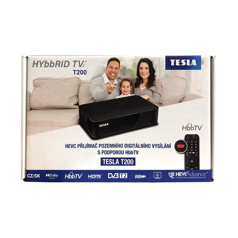 Set-top box Tesla HYbbRID TV T200 černý