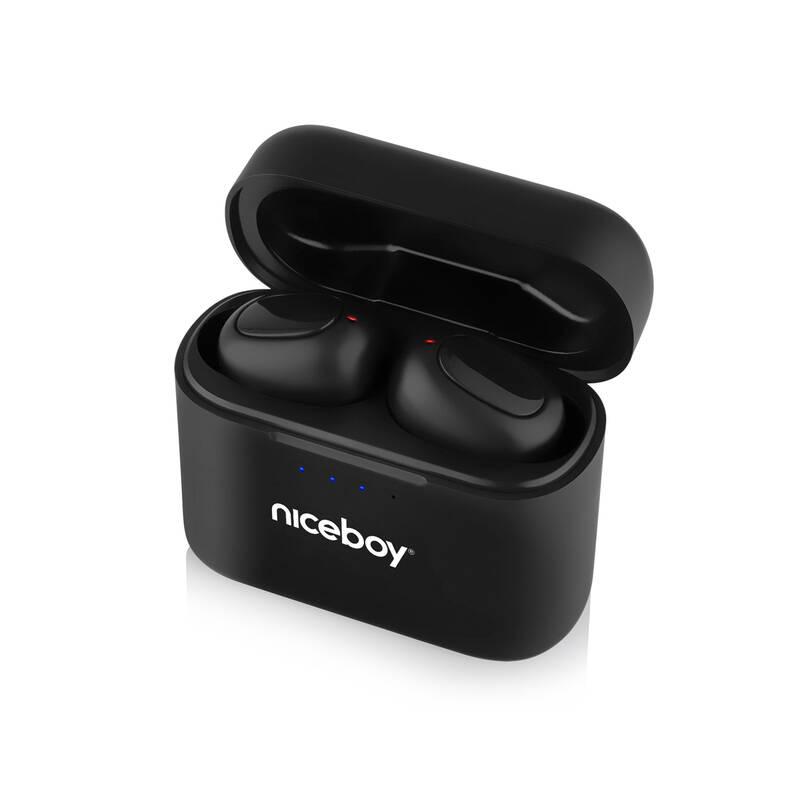 Sluchátka Niceboy HIVE Podsie 2021 černá