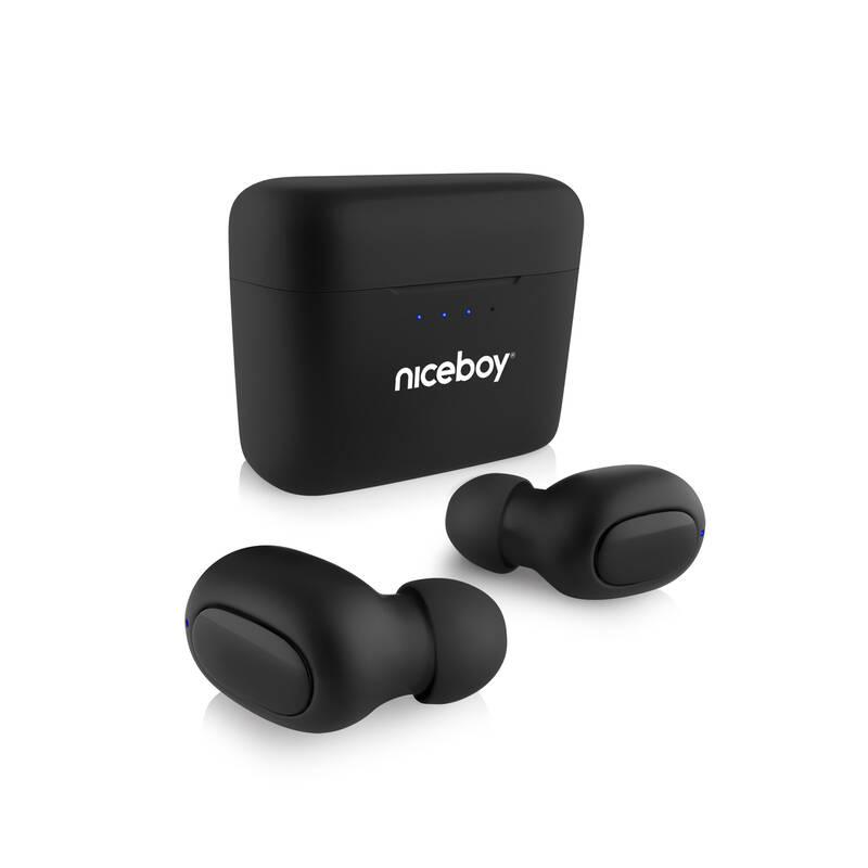 Sluchátka Niceboy HIVE Podsie 2021 černá