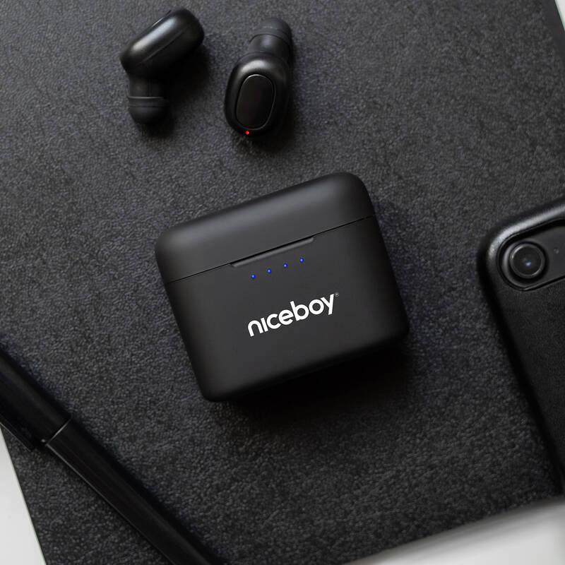 Sluchátka Niceboy HIVE Podsie 2021 černá