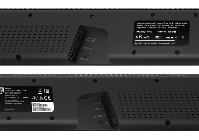 Soundbar Philips B95 Fidelio černý