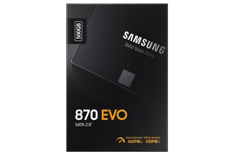 SSD Samsung 870 EVO 2.5” 500GB, SSD, Samsung, 870, EVO, 2.5”, 500GB