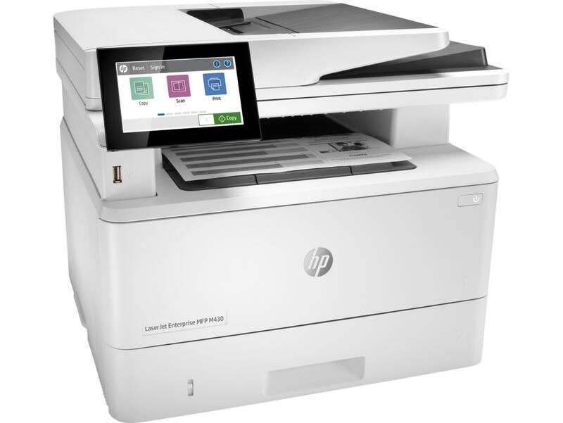 Tiskárna multifunkční HP LaserJet Enterprise MFP M430f bílý