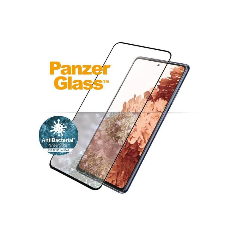 Tvrzené sklo PanzerGlass Edge-to-Edge Antibacterial na Samsung Galaxy S21 5G černé