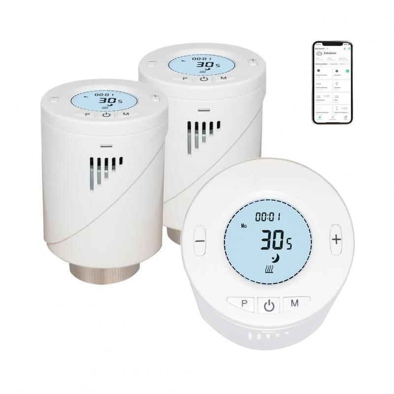 Bezdrátová termohlavice IMMAX NEO Smart Zigbee, 3ks