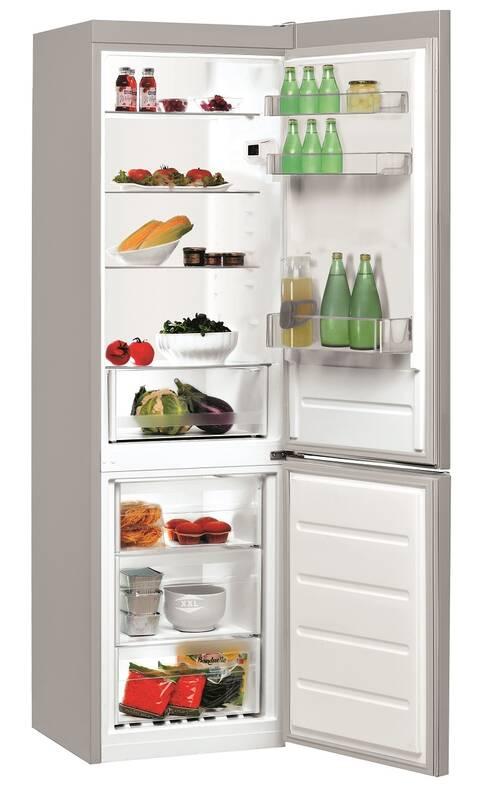 Chladnička s mrazničkou Indesit LI8 S2E X nerez