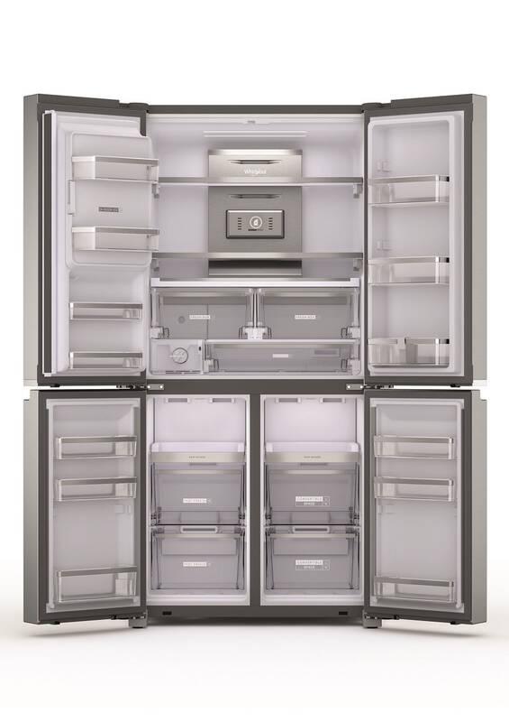 Chladnička s mrazničkou Whirlpool WQ9I MO1L nerez