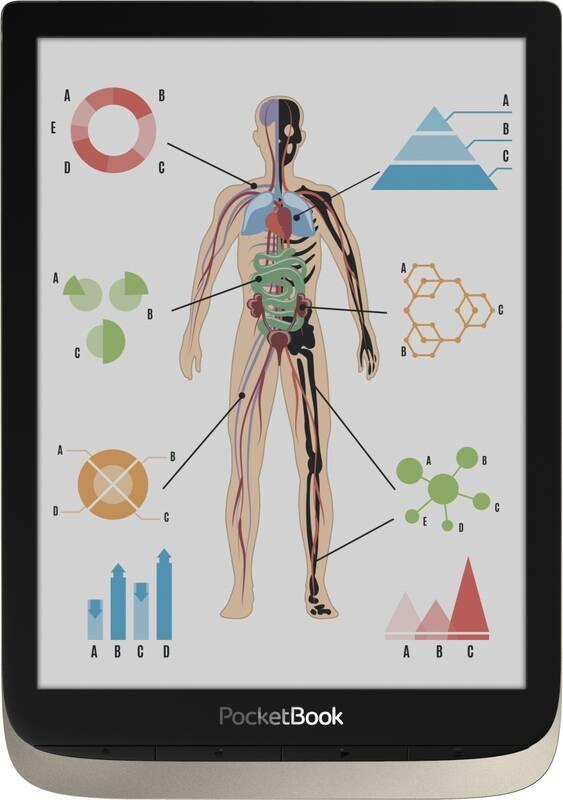 Čtečka e-knih Pocket Book 741 InkPad Color Moon Silver
