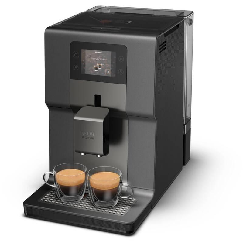 Espresso Krups Intuition Preference EA875U10 šedé, Espresso, Krups, Intuition, Preference, EA875U10, šedé