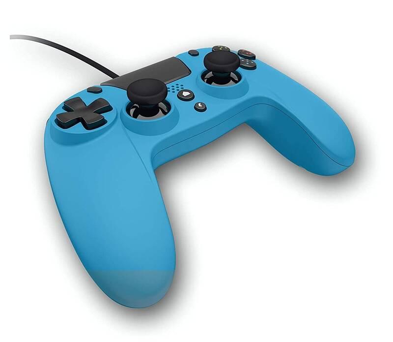 Gamepad Gioteck VX-4 pro PS4, PC modrý