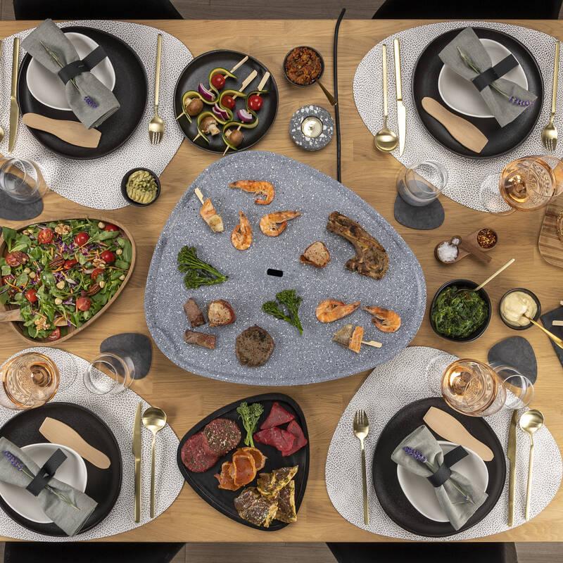 Gril Princess 103250 černý šedý