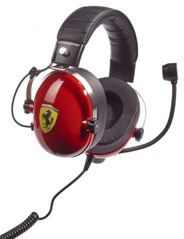 Headset Thrustmaster T.RACING SCUDERIA FERRARI edice DTS černý červený