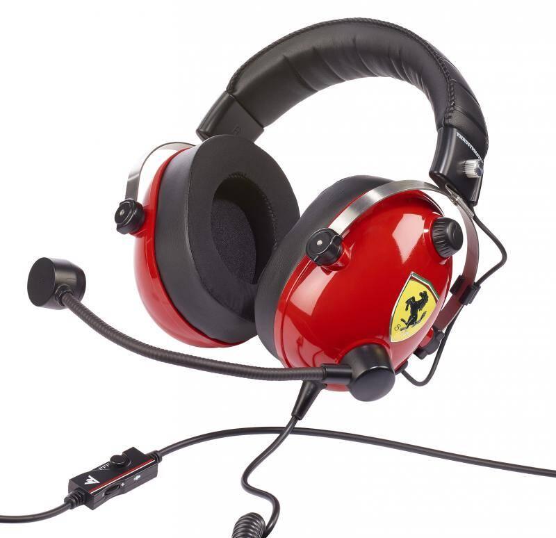 Headset Thrustmaster T.RACING SCUDERIA FERRARI edice DTS černý červený