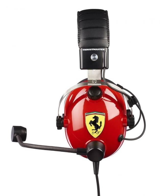Headset Thrustmaster T.RACING SCUDERIA FERRARI edice DTS černý červený
