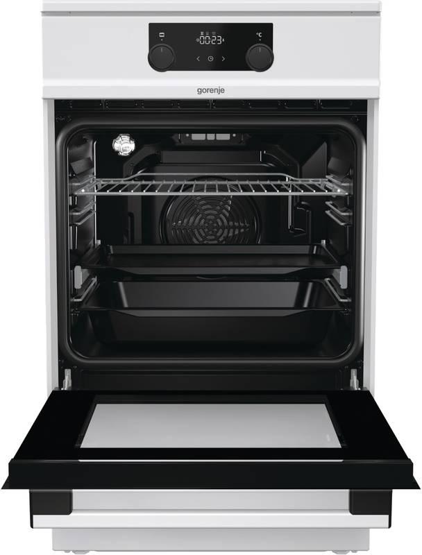 Indukční sporák Gorenje EIT5355WPG bílý