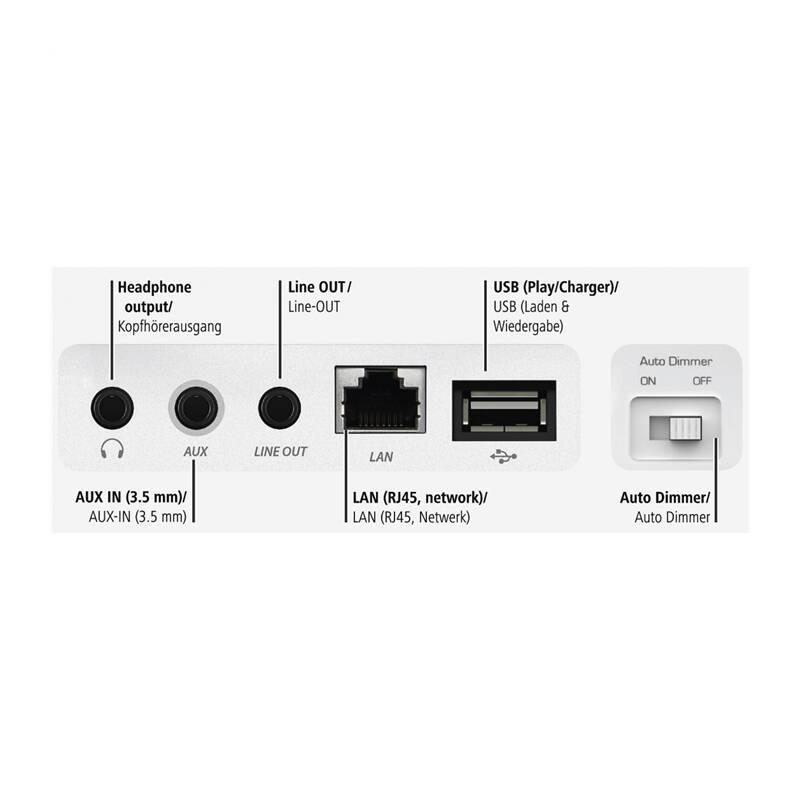 Internetový radiopřijímač Hama DIR3115MS bílý