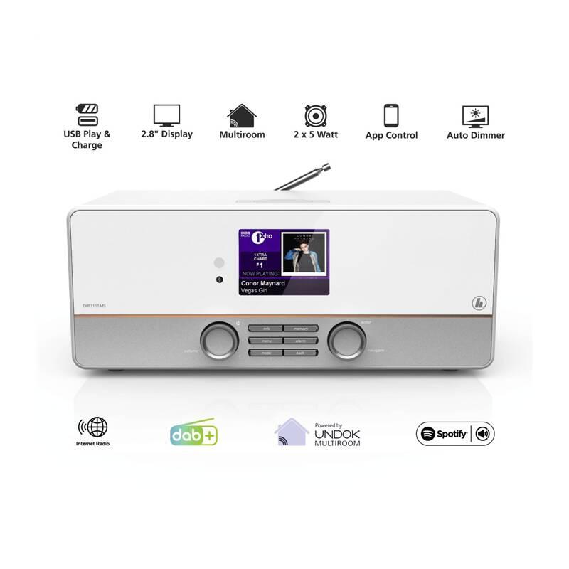 Internetový radiopřijímač Hama DIR3115MS bílý