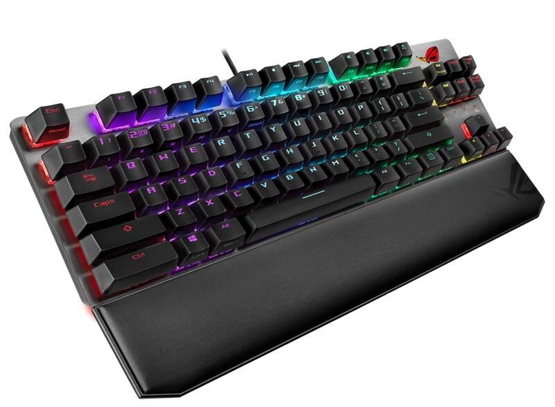 Klávesnice Asus ROG Strix Scope TKL Deluxe, US černá, Klávesnice, Asus, ROG, Strix, Scope, TKL, Deluxe, US, černá