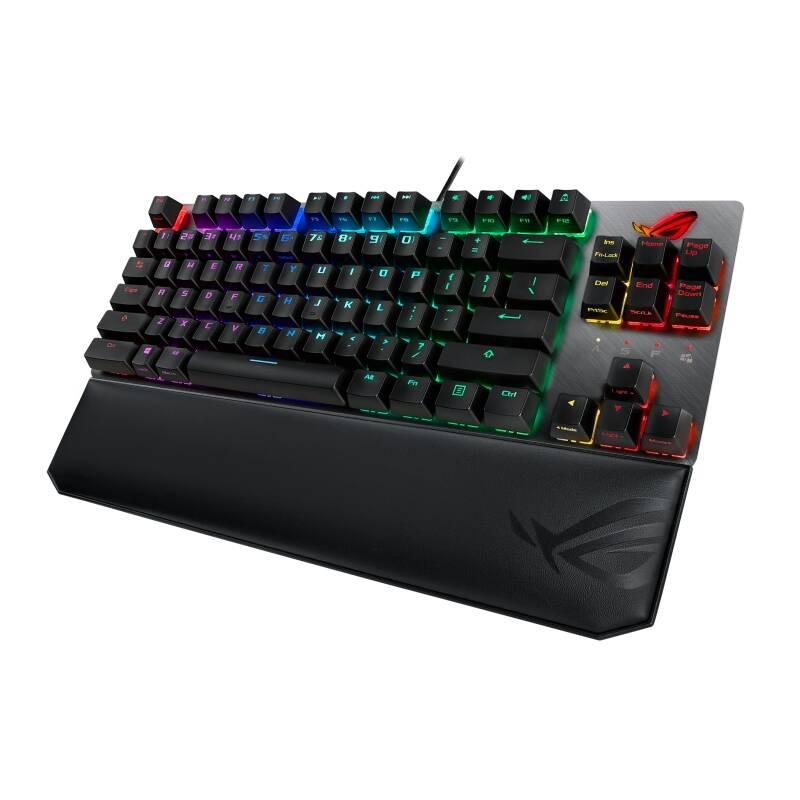 Klávesnice Asus ROG Strix Scope TKL Deluxe, US černá, Klávesnice, Asus, ROG, Strix, Scope, TKL, Deluxe, US, černá