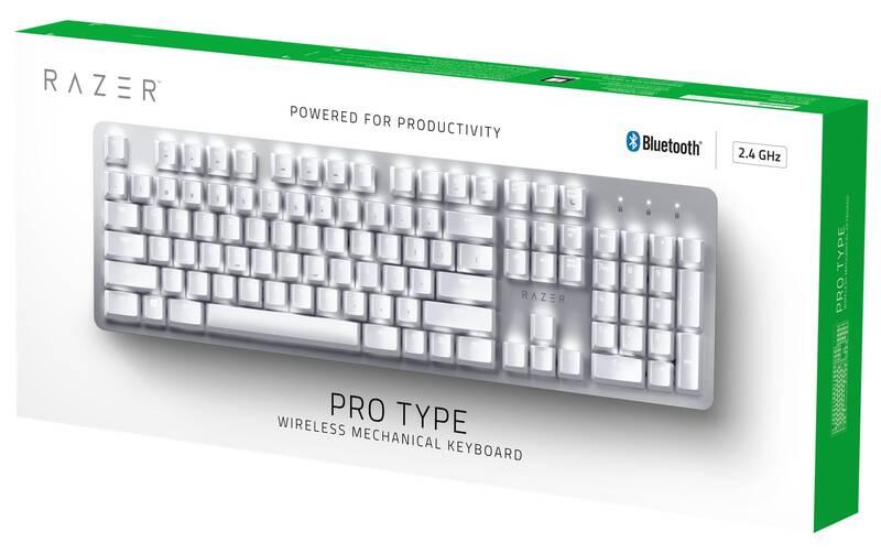 Klávesnice Razer Pro Type, US bílá