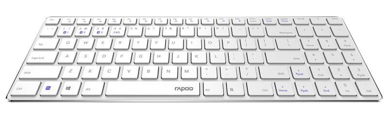 Klávesnice s myší Rapoo 9300M, CZ SK layout bílá