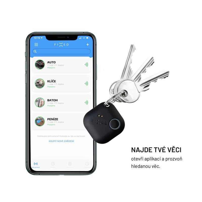 Klíčenka FIXED Smile PRO, Duo Pack černá bílá