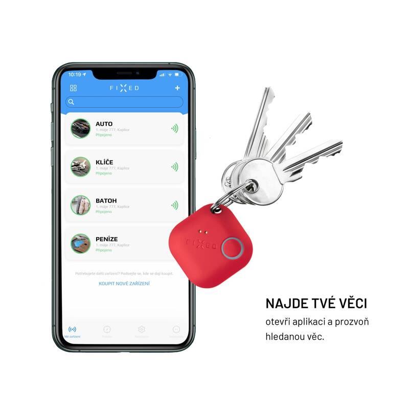 Klíčenka FIXED Smile PRO, Duo Pack červená modrá