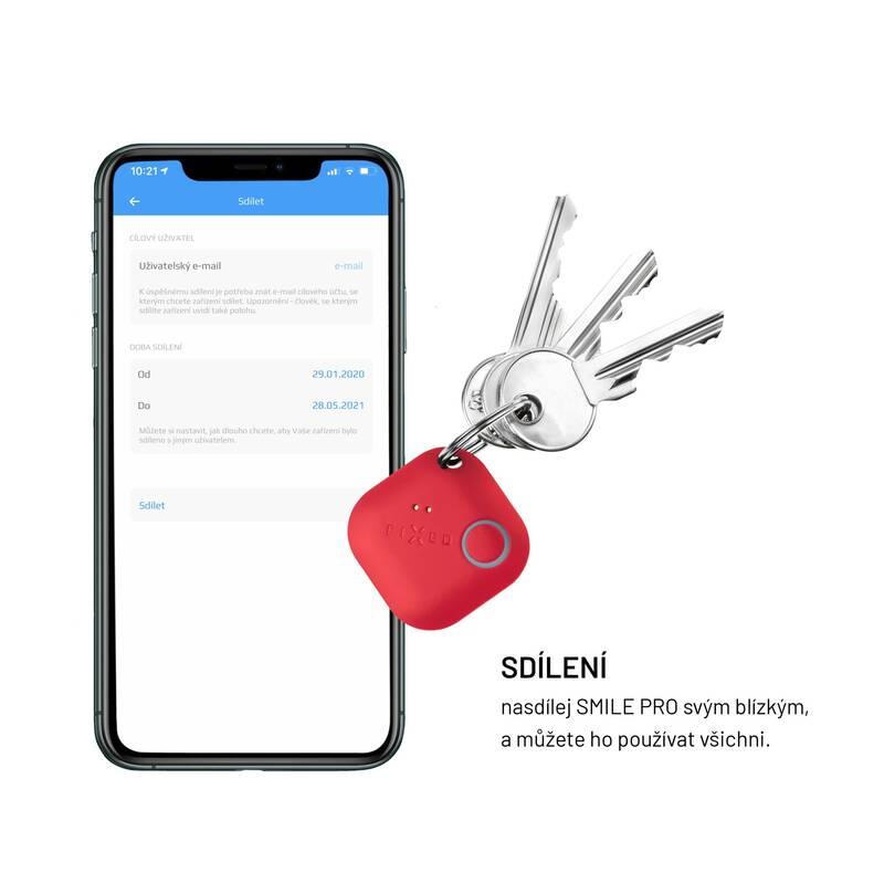 Klíčenka FIXED Smile PRO, Duo Pack červená modrá