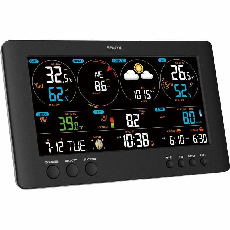 Meteorologická stanice Sencor SWS 12500 černá