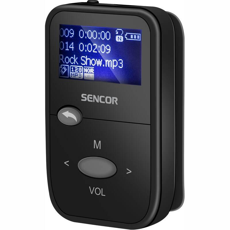 MP3 přehrávač Sencor SFP 4408 BK černý