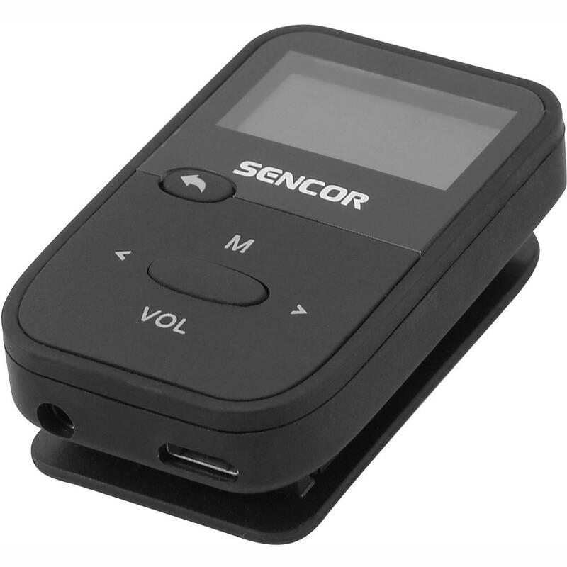 MP3 přehrávač Sencor SFP 4408 BK černý, MP3, přehrávač, Sencor, SFP, 4408, BK, černý