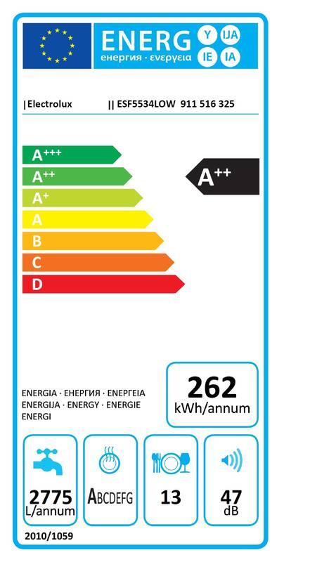 Myčka nádobí Electrolux ESF5534LOW bílá