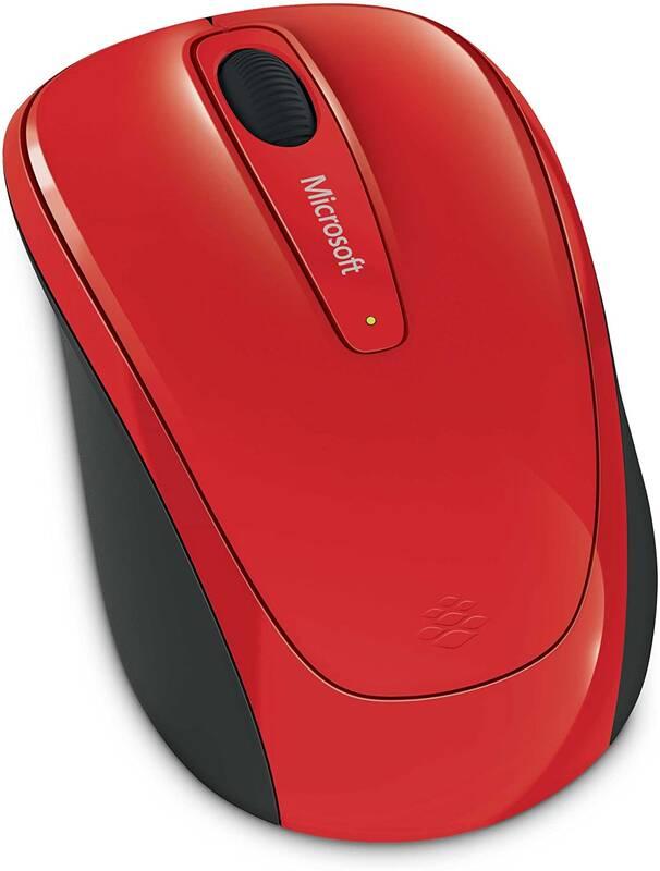 Myš Microsoft Wireless Mobile Mouse 3500 červená