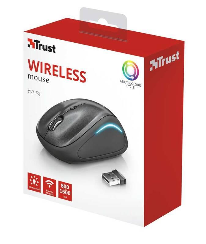 Myš Trust Yvi FX Wireless černá