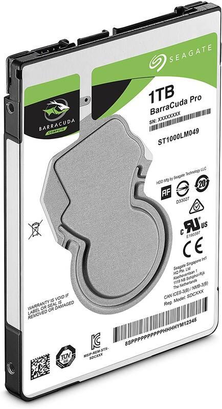 Pevný disk 2,5" Seagate BarraCuda Pro 1TB