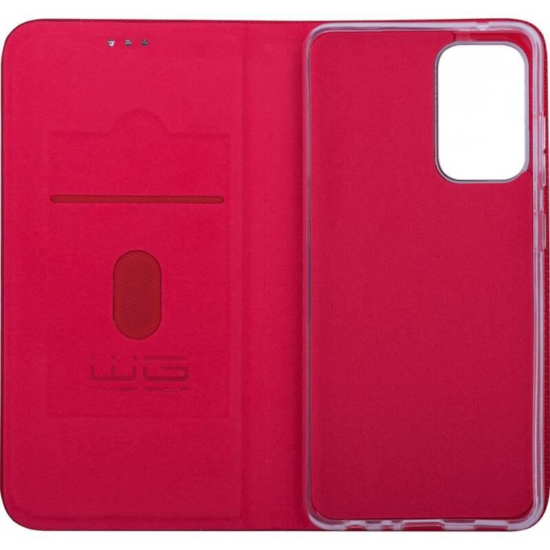 Pouzdro na mobil flipové WG Flipbook Duet na Samsung Galaxy A52 5G červené
