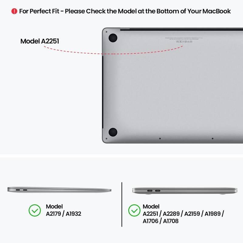 Pouzdro na notebook tomtoc Premium na 13" MacBook Pro Air šedá