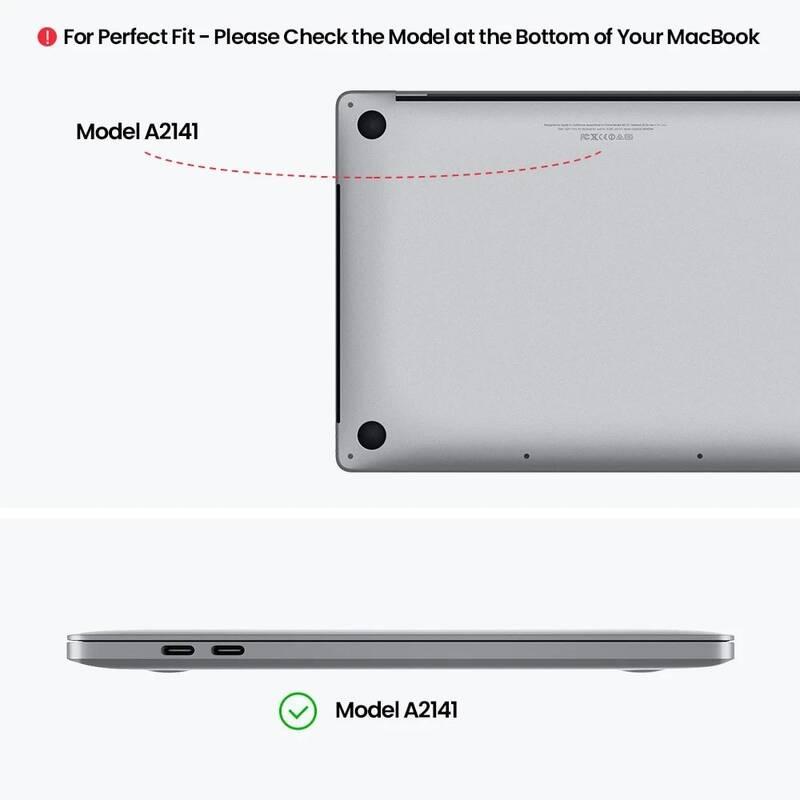 Pouzdro na notebook tomtoc Sleeve na 16" MacBook Pro a 15" MacBook Pro Retina šedá