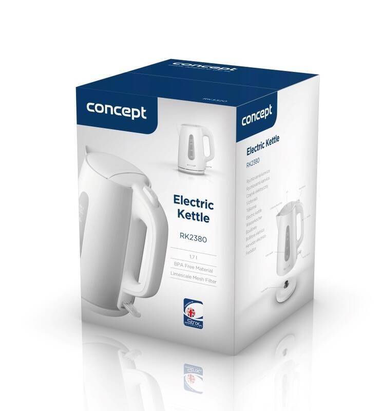 Rychlovarná konvice Concept RK2380 bílá