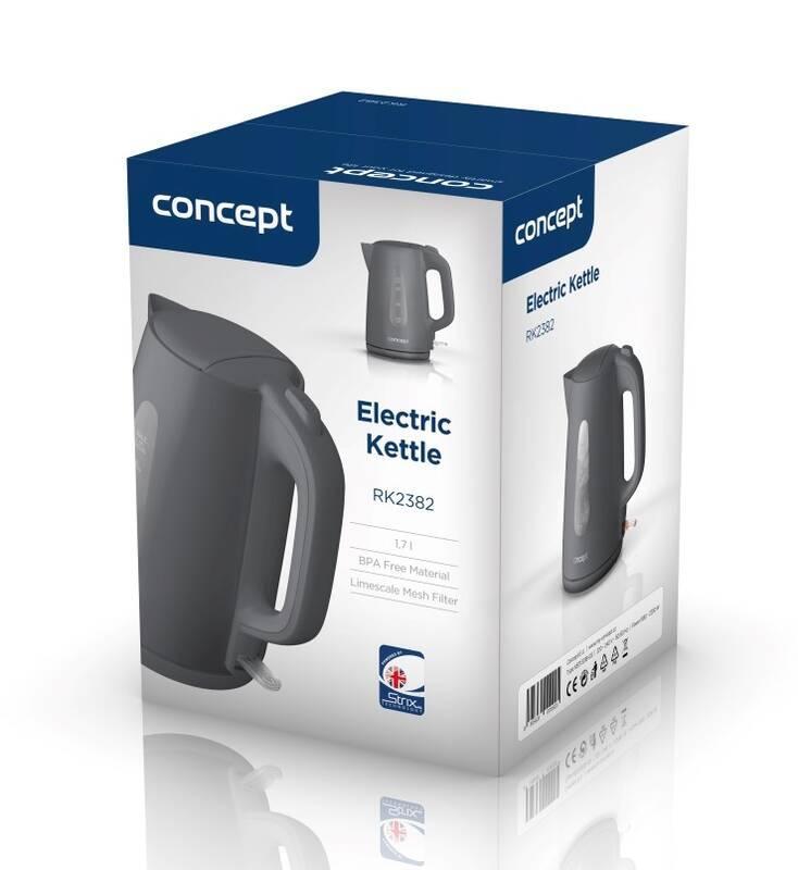 Rychlovarná konvice Concept RK2382 šedá