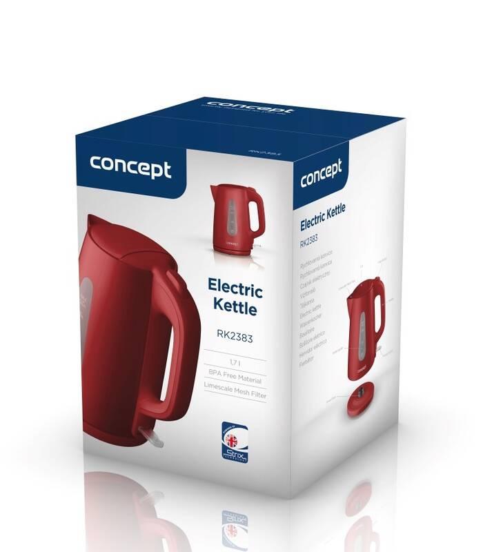 Rychlovarná konvice Concept RK2383 červená