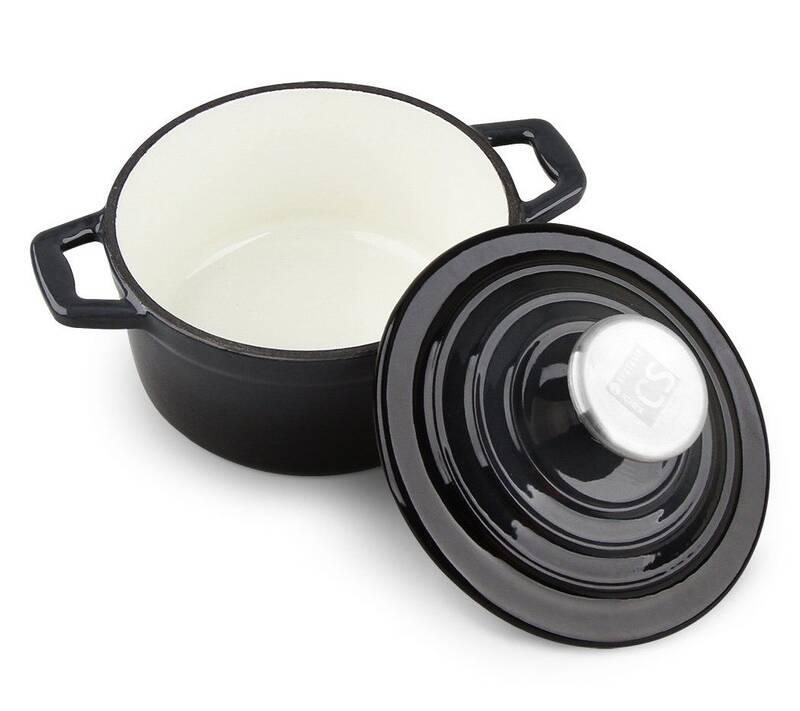 Sada hrnců CS Solingen Xanten CS-067465, 7 ks černá