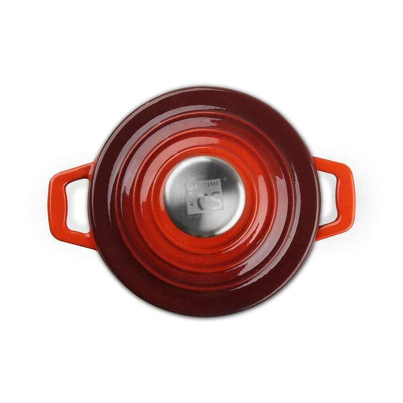 Sada hrnců CS Solingen Xanten CS-067489, 7 ks červená